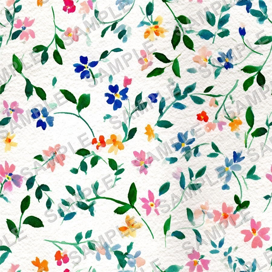 カラフルガーデンミックス小花柄24種|DitsyFlorals Vol.5 GardenMix