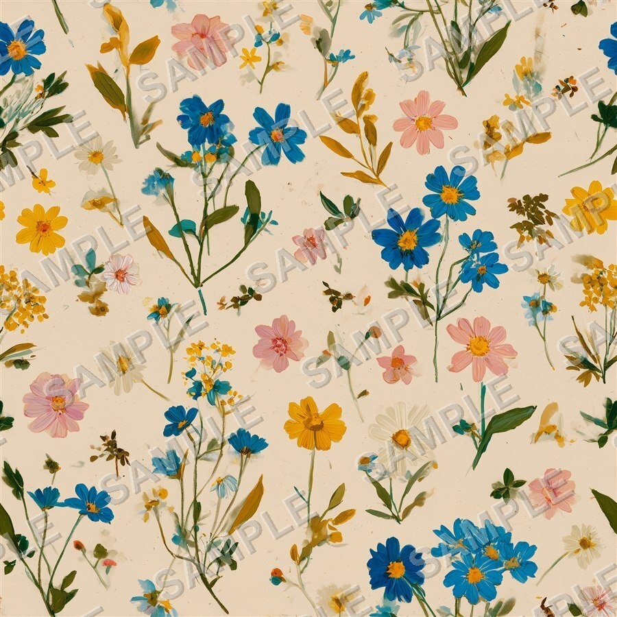 カラフルガーデンミックス小花柄24種|DitsyFlorals Vol.5 GardenMix