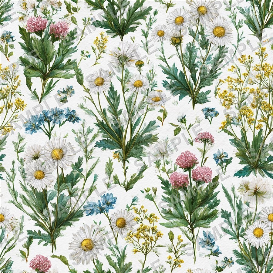 カラフルガーデンミックス小花柄24種|DitsyFlorals Vol.5 GardenMix