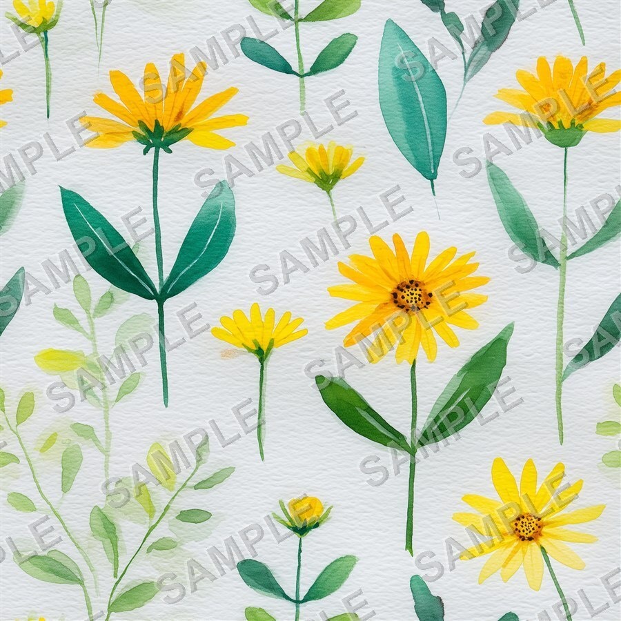 ブルー系メドウブレンド小花柄24種|DitsyFlorals Vol.6 MeadowBlend