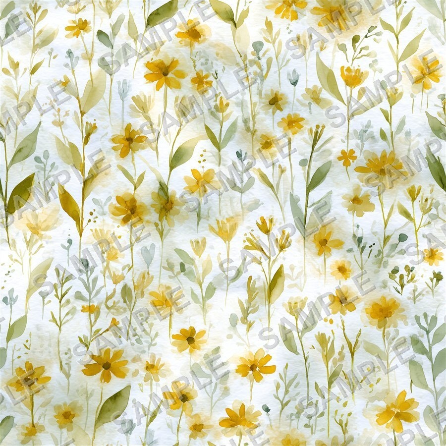 ブルー系メドウブレンド小花柄24種|DitsyFlorals Vol.6 MeadowBlend