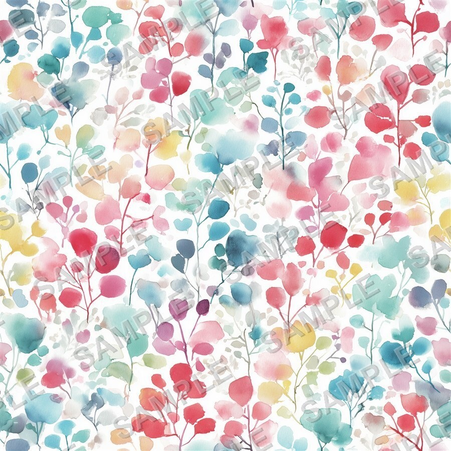 ブルー系メドウブレンド小花柄24種|DitsyFlorals Vol.6 MeadowBlend