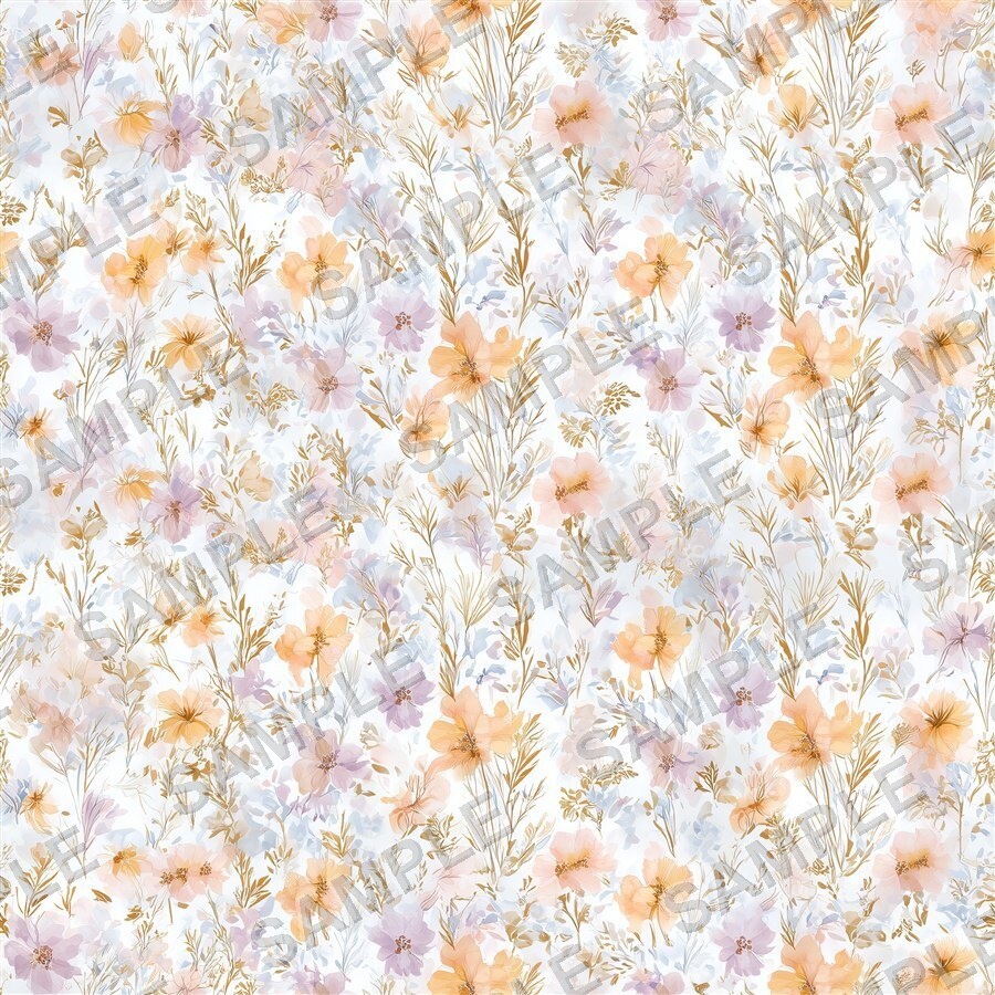 ブルー系メドウブレンド小花柄24種|DitsyFlorals Vol.6 MeadowBlend