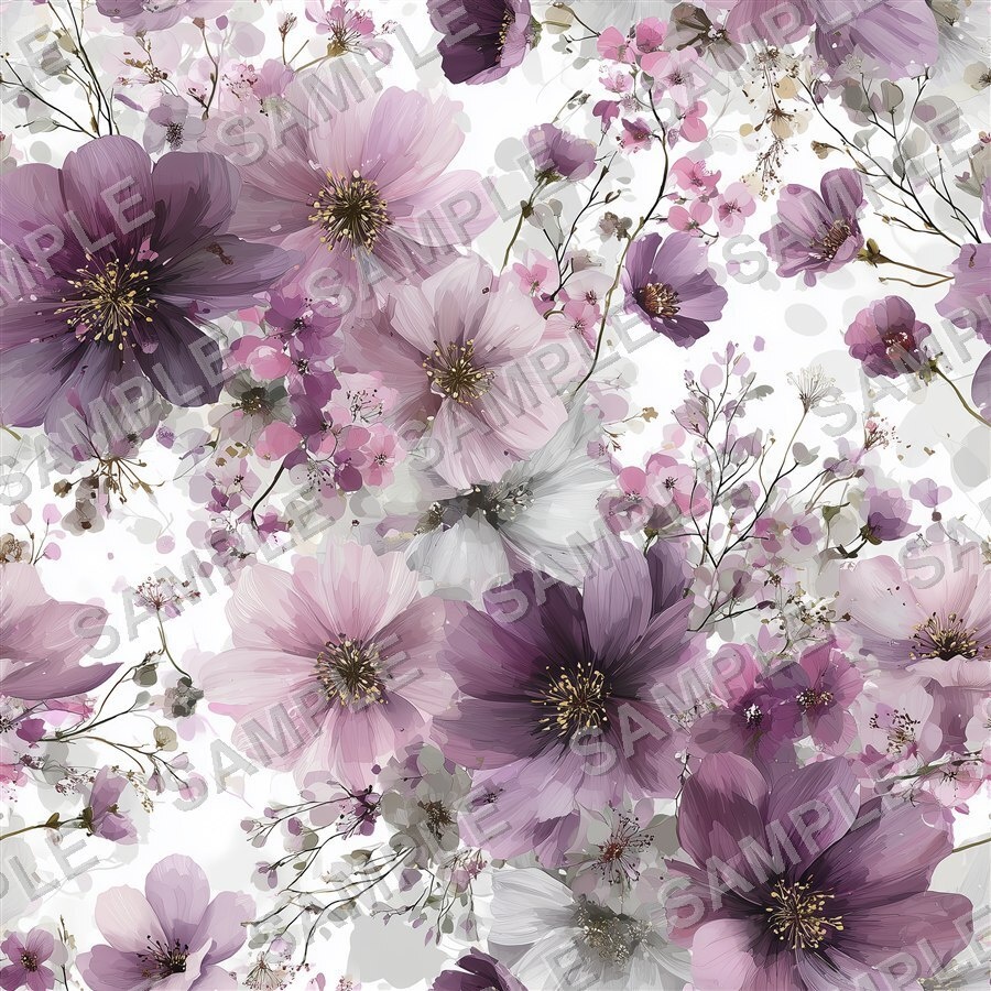 くすみニュートラルの花柄24種|DustyMuted Vol.1 SoftNeutral