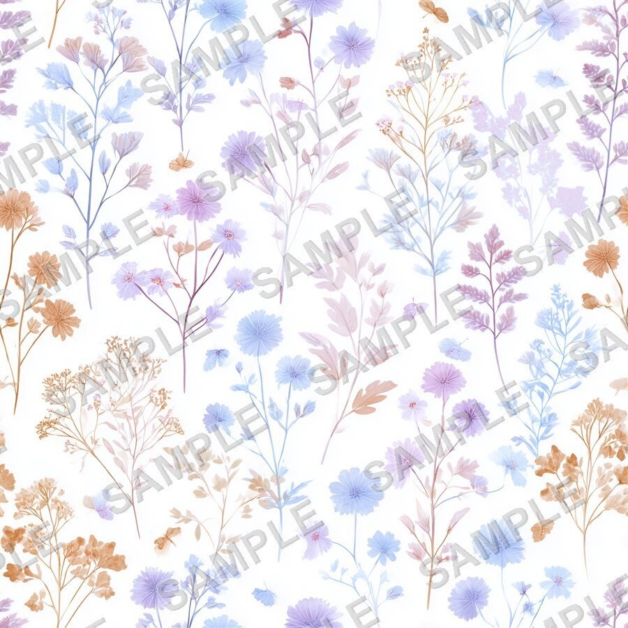 くすみニュートラルの花柄24種|DustyMuted Vol.1 SoftNeutral