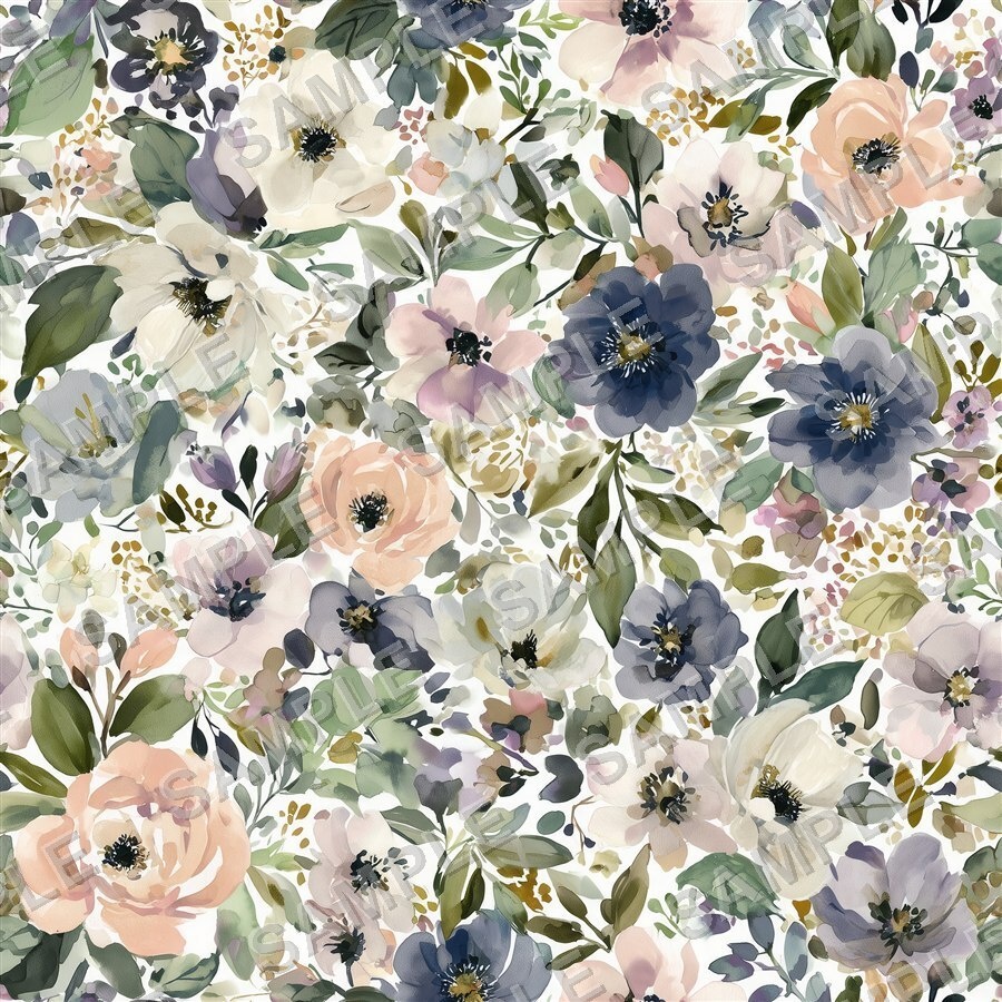くすみニュートラルの花柄24種|DustyMuted Vol.1 SoftNeutral
