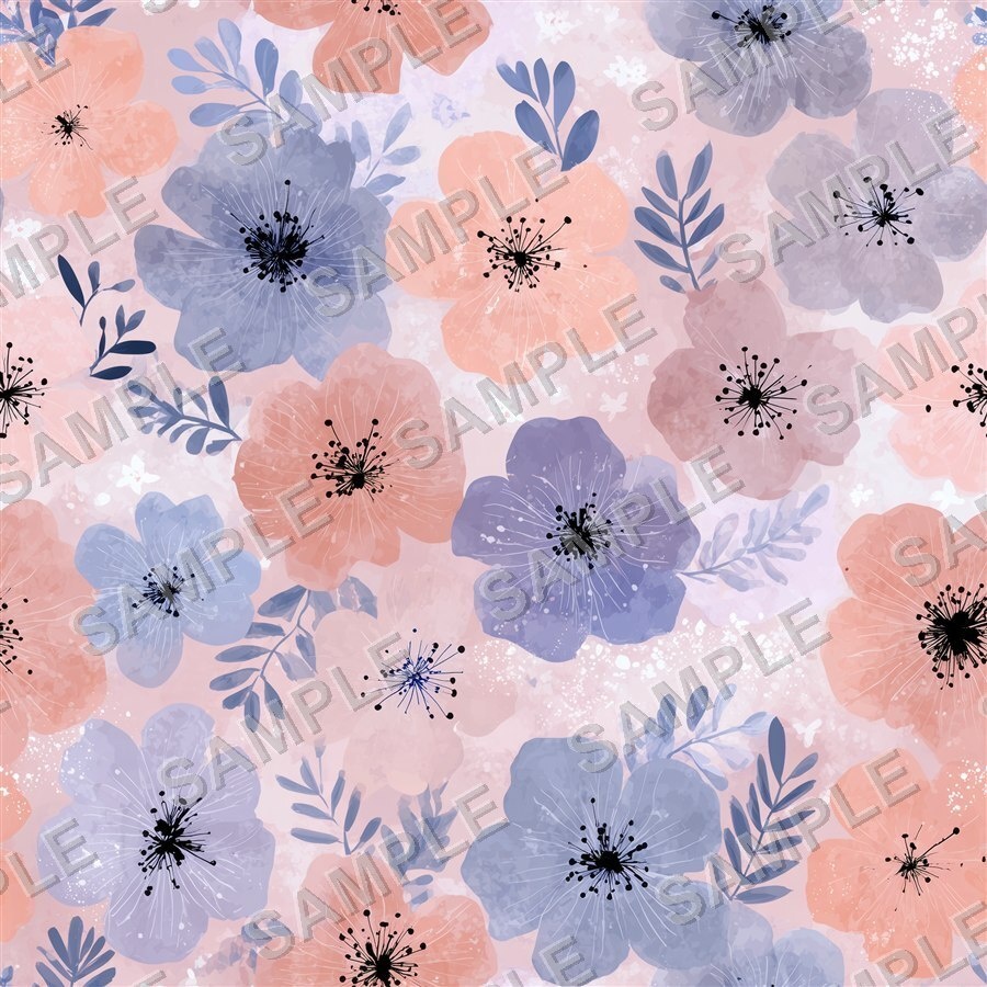 くすみニュートラルの花柄24種|DustyMuted Vol.1 SoftNeutral