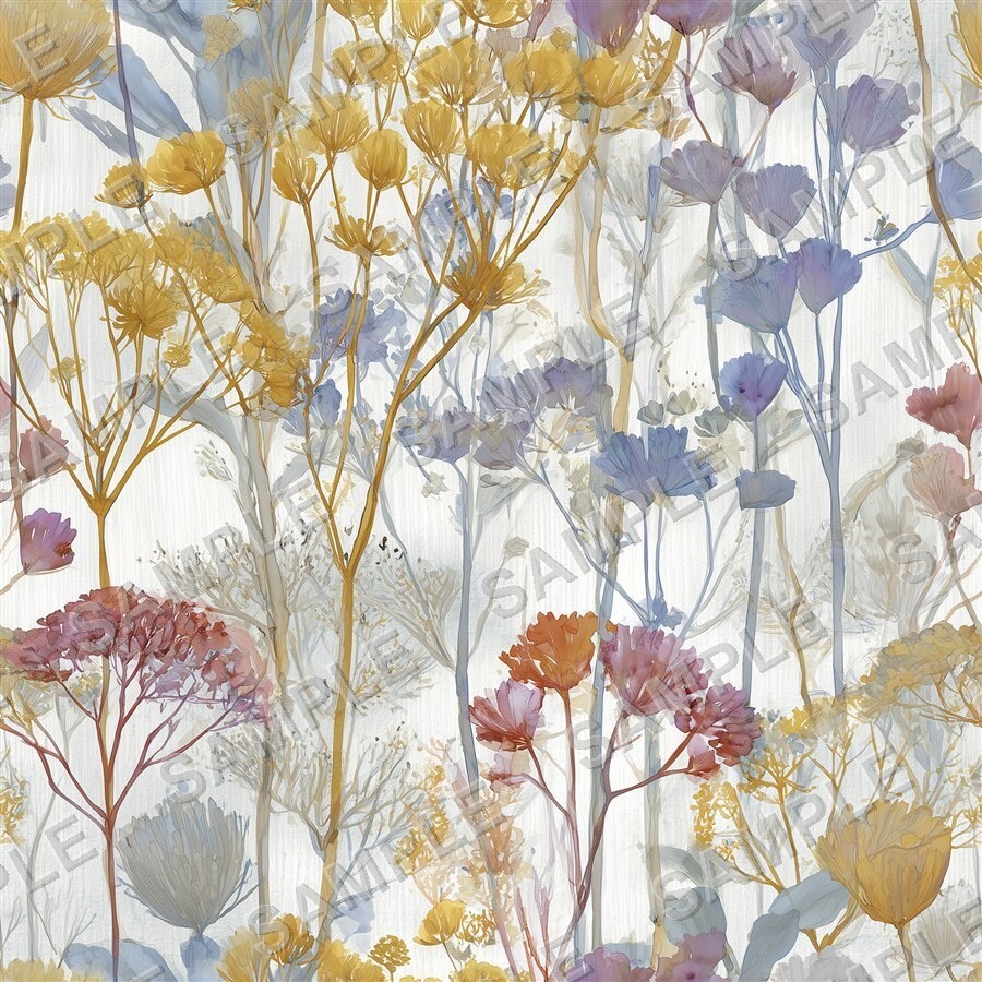 くすみニュートラルの花柄24種|DustyMuted Vol.1 SoftNeutral