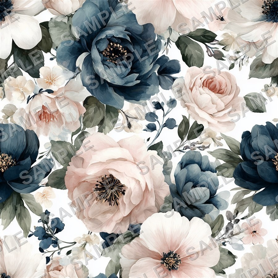 くすみニュートラルの花柄24種|DustyMuted Vol.1 SoftNeutral