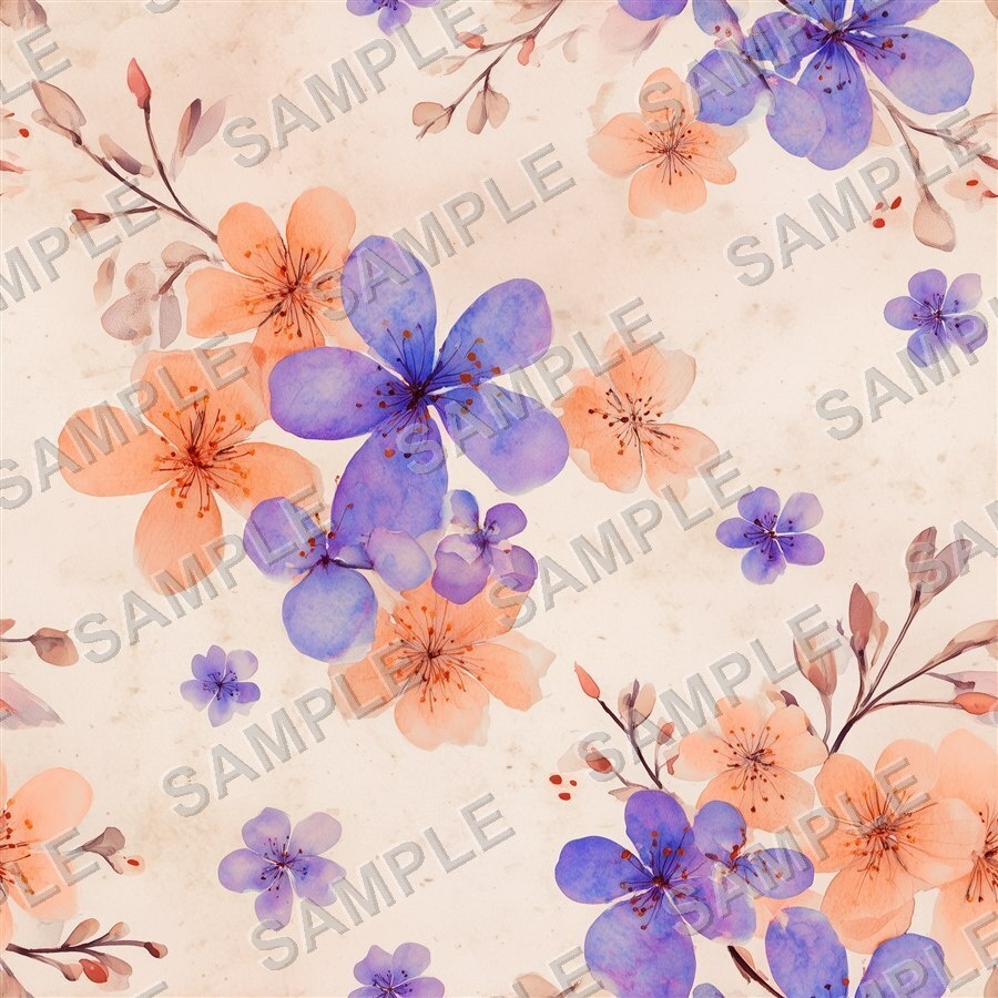 くすみニュートラルの花柄24種|DustyMuted Vol.1 SoftNeutral
