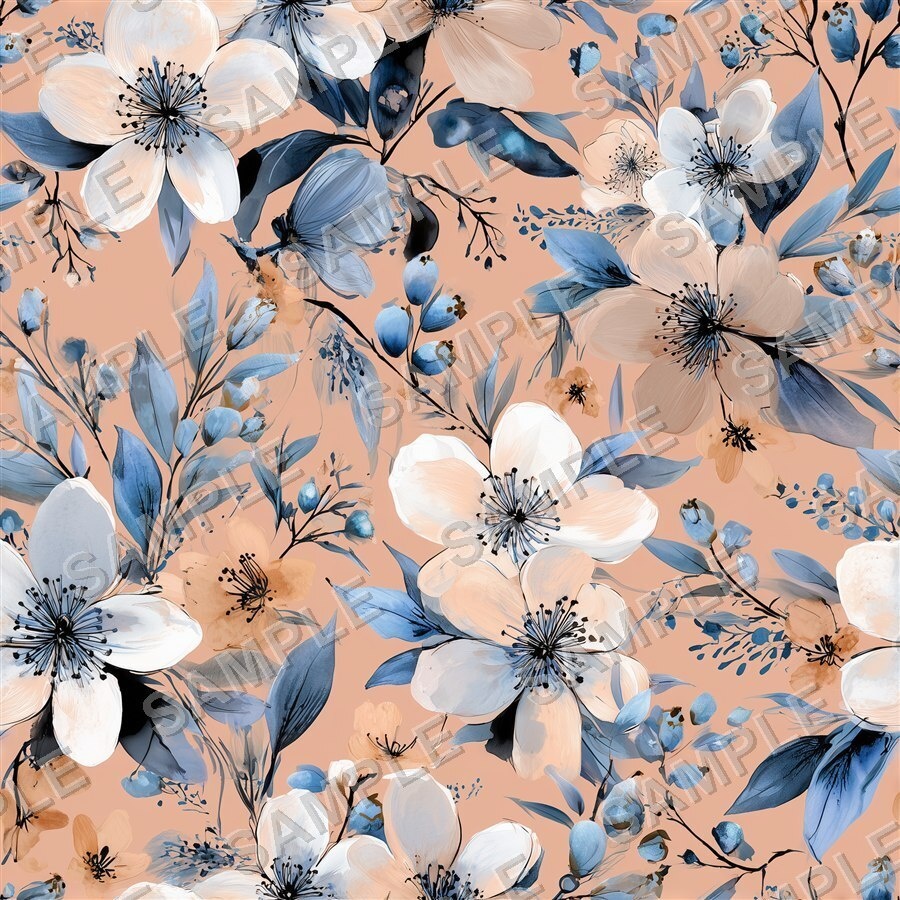 くすみニュートラルの花柄24種|DustyMuted Vol.1 SoftNeutral