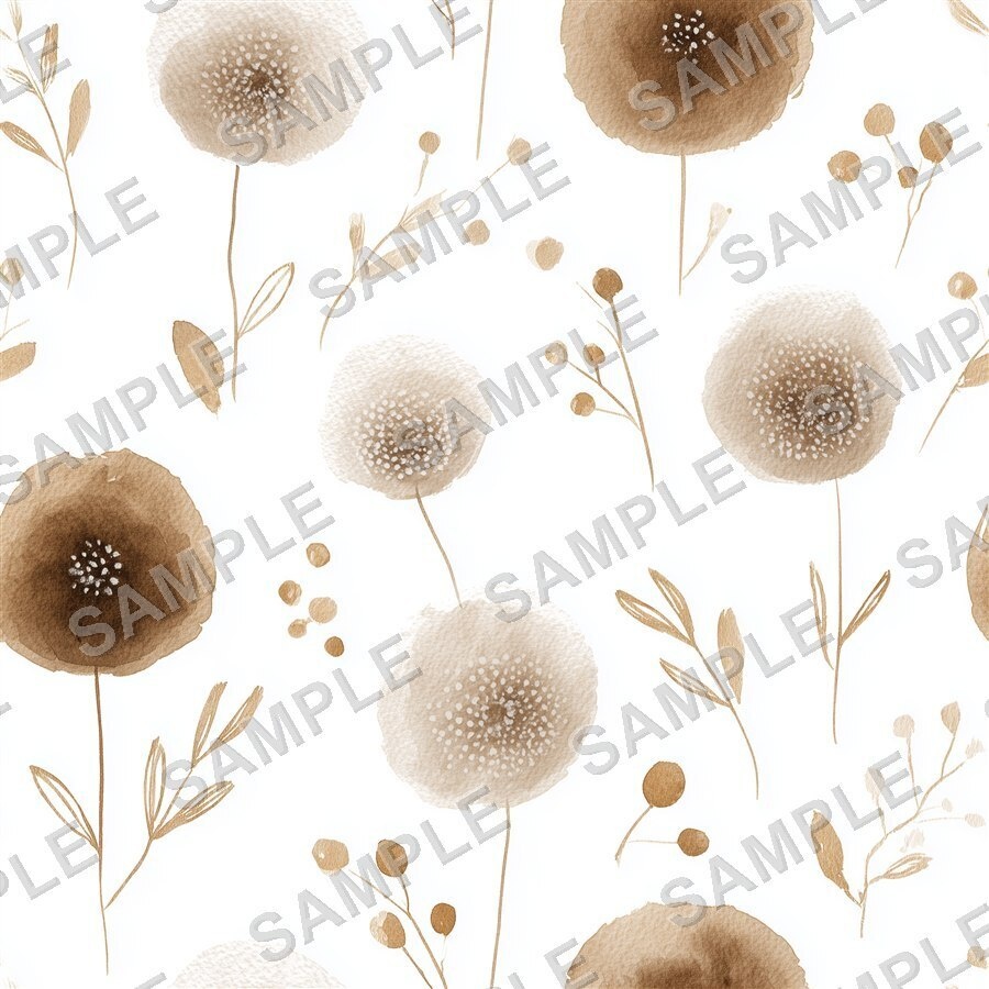 くすみニュートラルの花柄24種|DustyMuted Vol.1 SoftNeutral