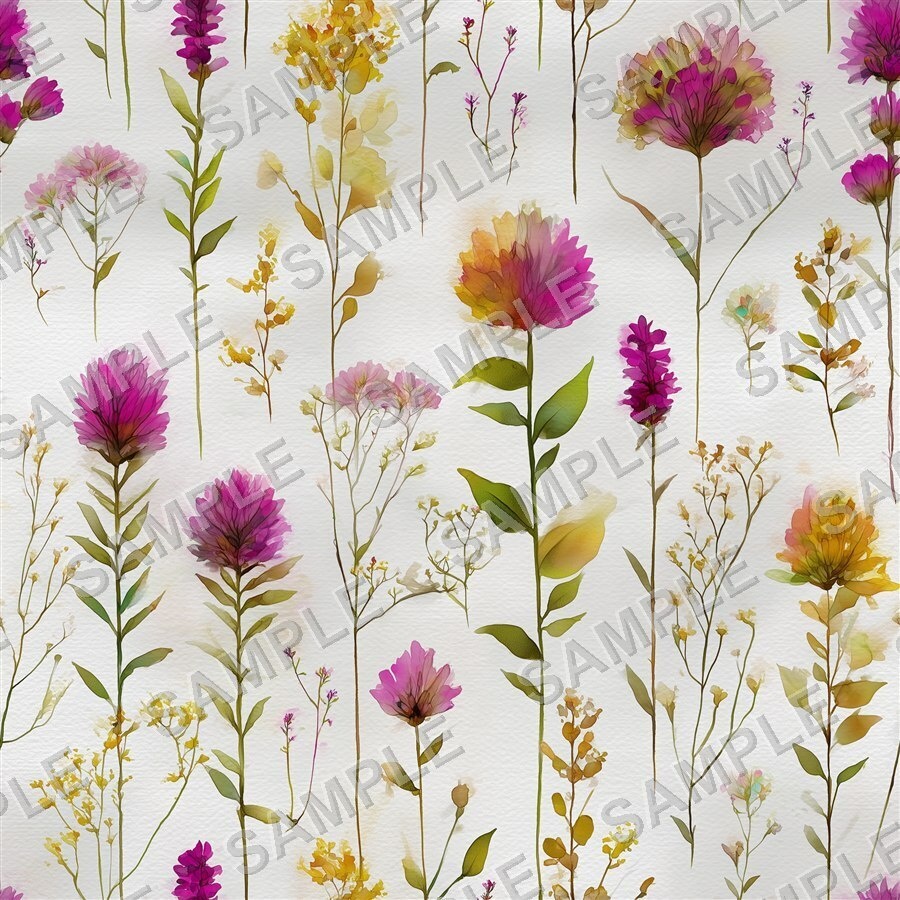 ミックスニュートラルの花柄24種|DustyMuted Vol.2 MixedNeutral