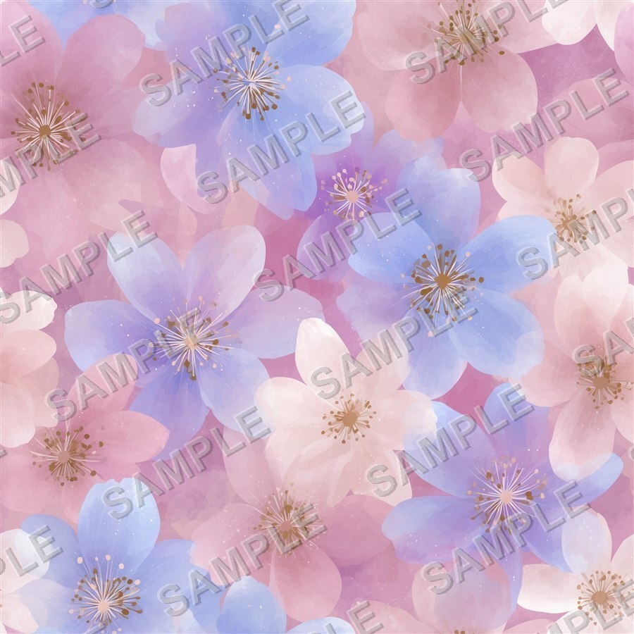 ミックスニュートラルの花柄24種|DustyMuted Vol.2 MixedNeutral