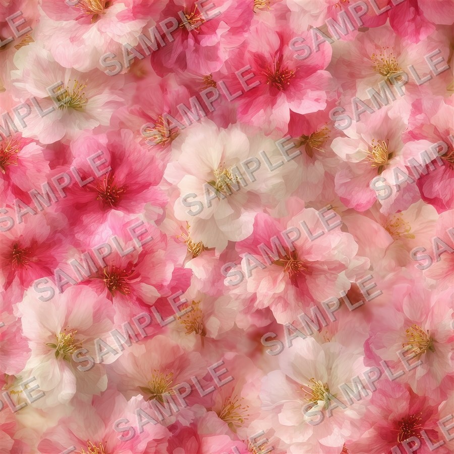 琥珀色に輝く淡い花柄24種|Ethereal Vol.5 AmberGlow