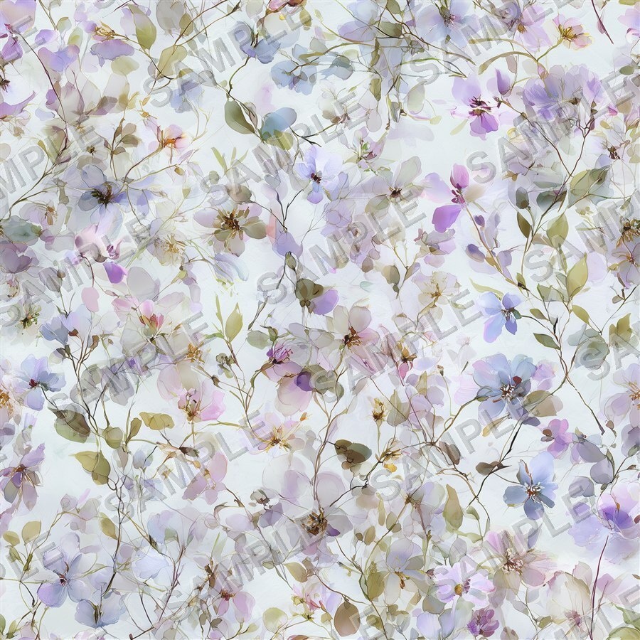 やわらかいぼかしの淡い花柄24種|Ethereal Vol.6 SoftBlur