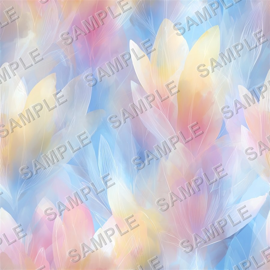 やわらかいぼかしの淡い花柄24種|Ethereal Vol.6 SoftBlur