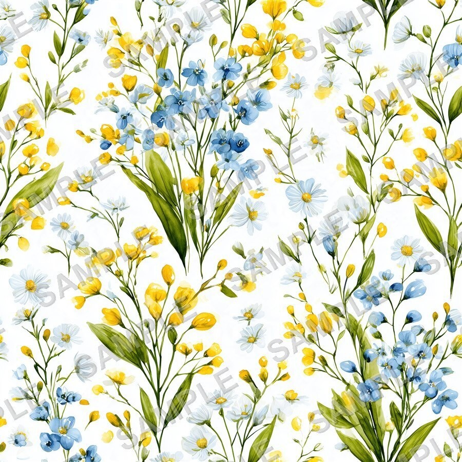 金色に輝く大柄花柄24種|GardenBloom Vol.1 GoldenSun