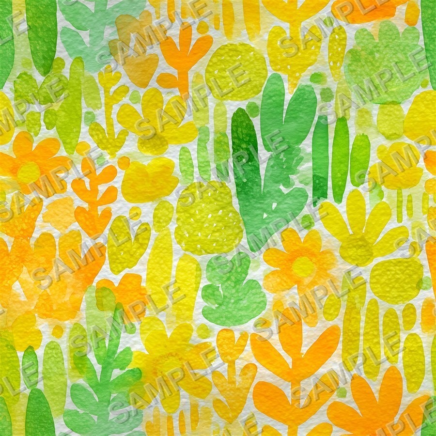 金色に輝く大柄花柄24種|GardenBloom Vol.1 GoldenSun