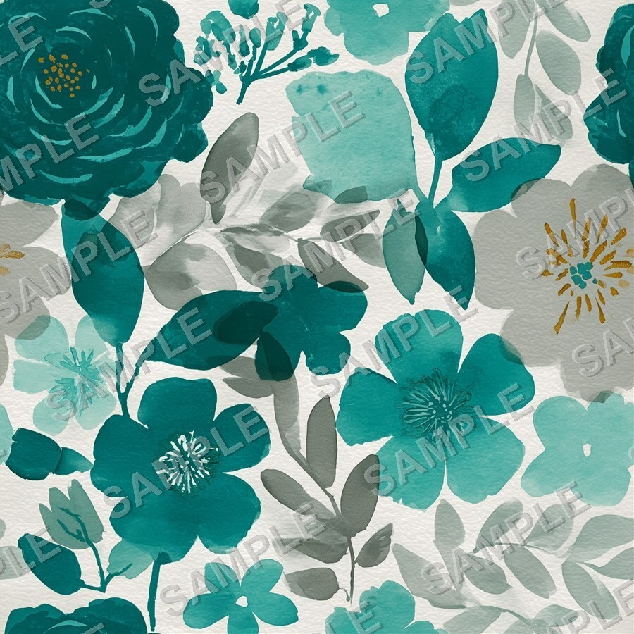 海を思わせる大柄花柄24種|GardenBloom Vol.2 OceanBlue