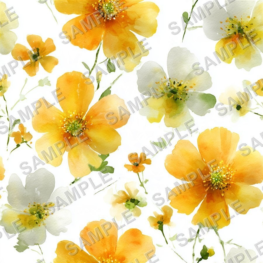 ビビッドミックスの大柄花柄24種|GardenBloom Vol.4 Mixed