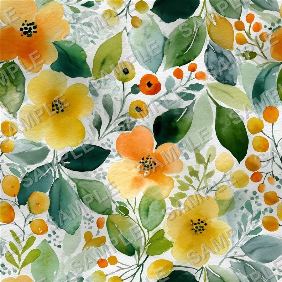 ビビッドミックスの大柄花柄24種|GardenBloom Vol.4 Mixed