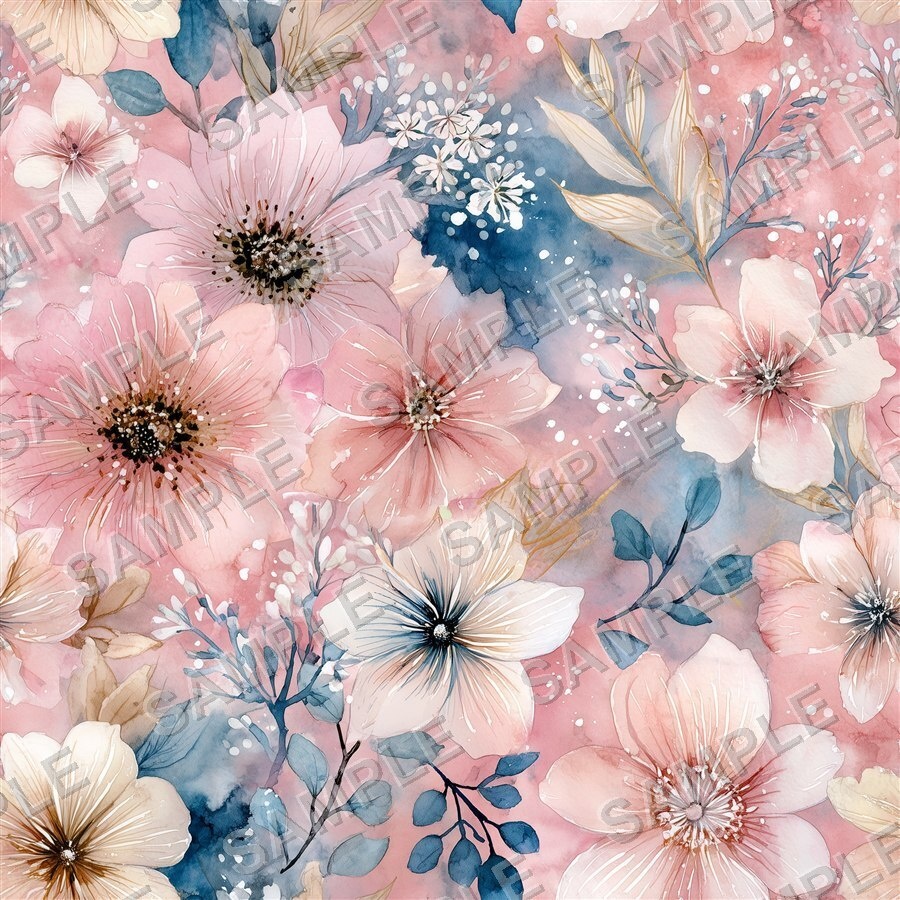 ビビッドミックスの大柄花柄24種|GardenBloom Vol.4 Mixed