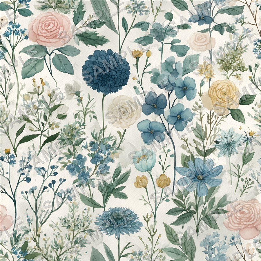 ビビッドミックスの大柄花柄24種|GardenBloom Vol.4 Mixed