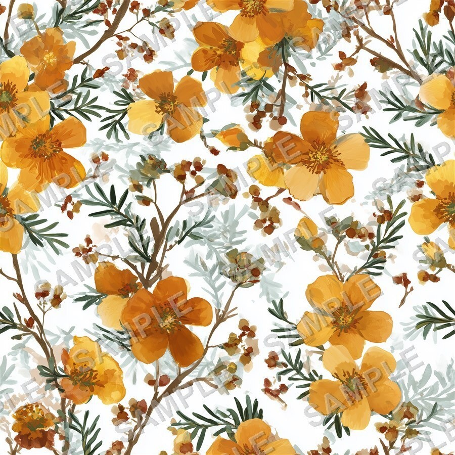 ビビッドミックスの大柄花柄24種|GardenBloom Vol.4 Mixed