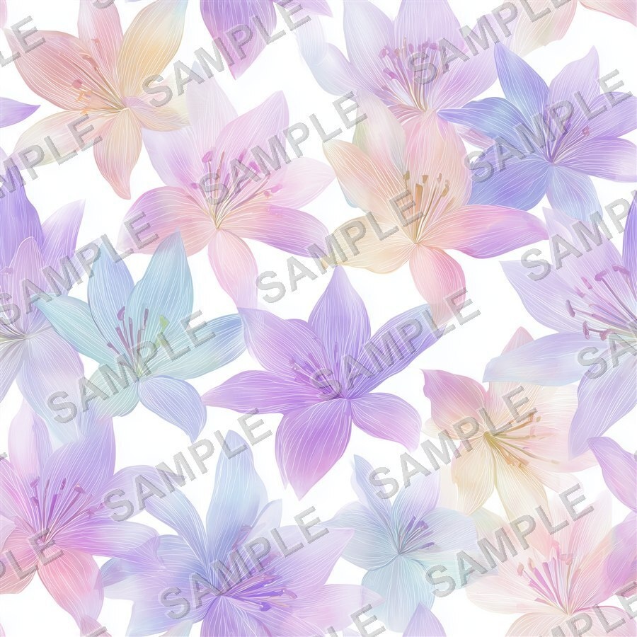 ビビッドミックスの大柄花柄24種|GardenBloom Vol.4 Mixed