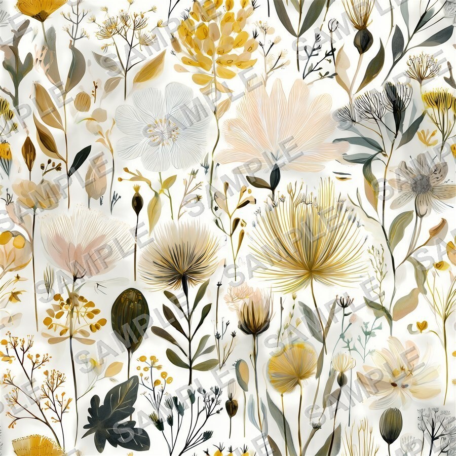 アソート植物柄24種|MixedBotanical Vol.1 Assorted