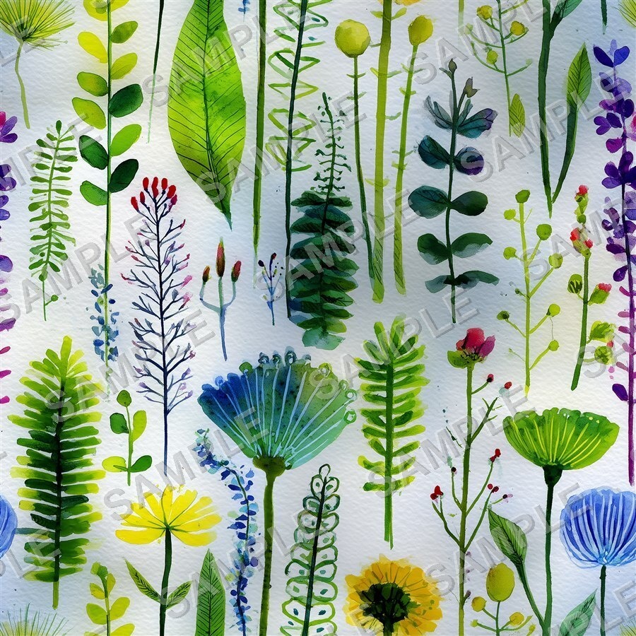 アソート植物柄24種|MixedBotanical Vol.1 Assorted