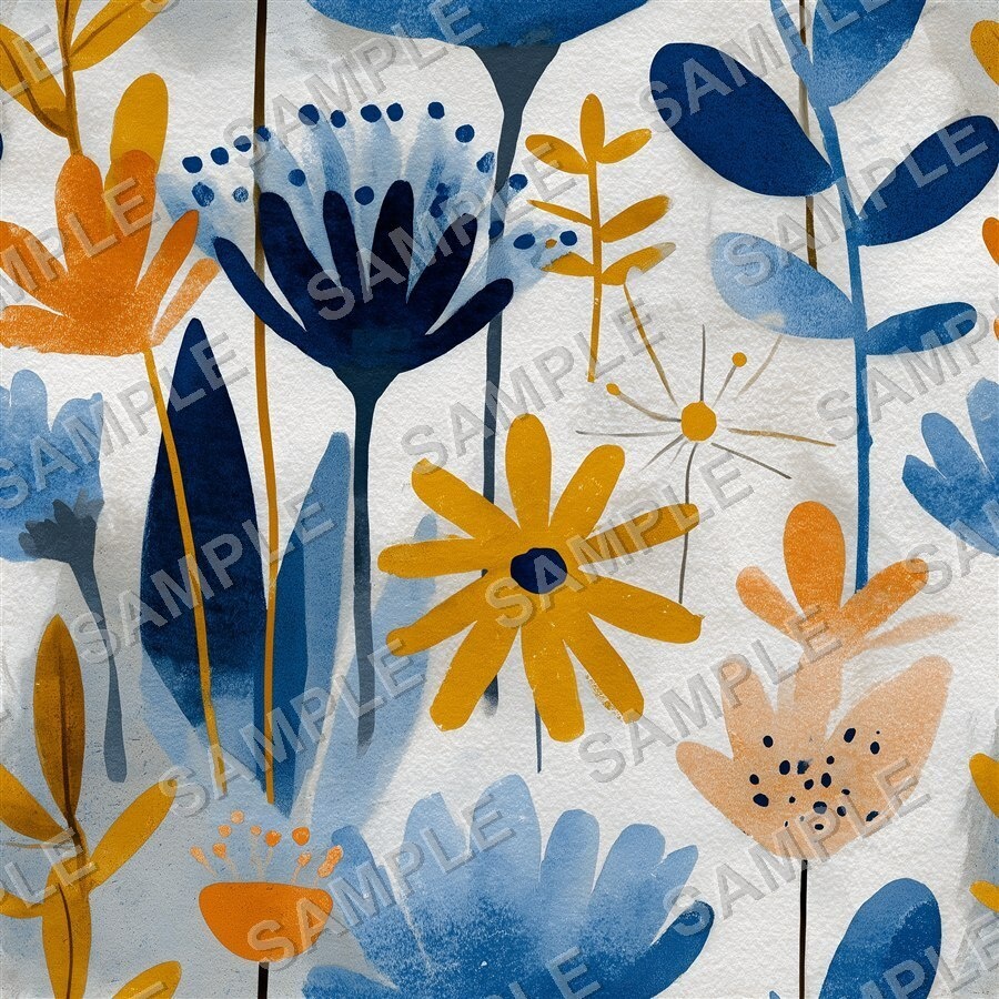 北欧テイストの花柄24種|NordicFloral Vol.1 ScandiBloom