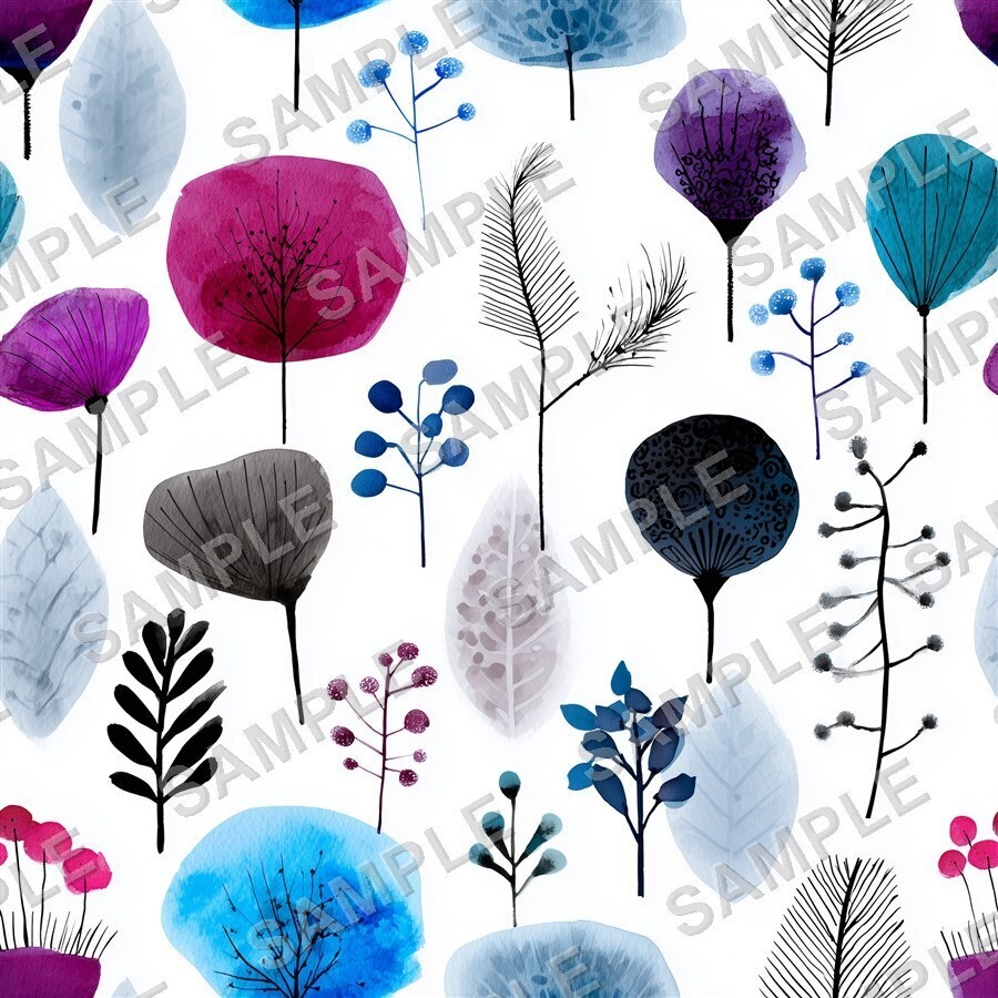 北欧テイストの花柄24種|NordicFloral Vol.1 ScandiBloom