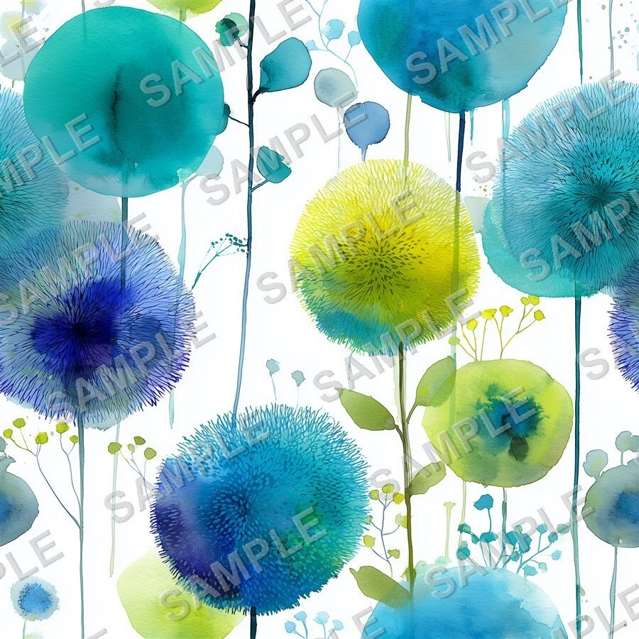 北欧ガーデン風花柄24種|NordicFloral Vol.2 ScandiGarden