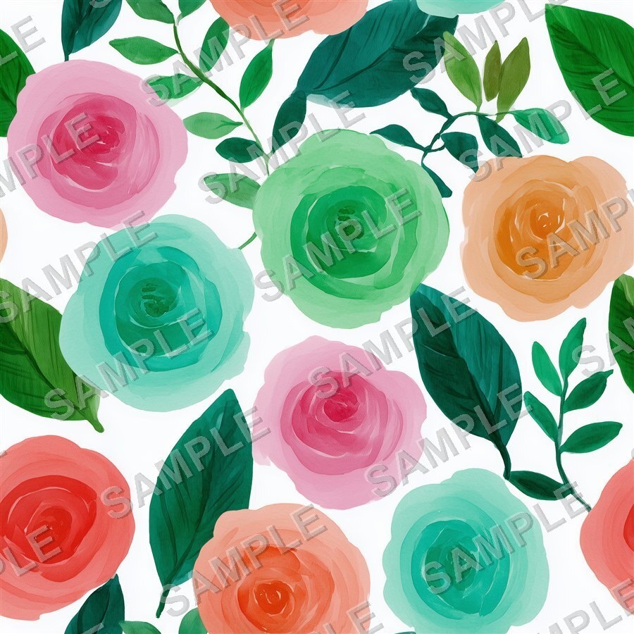 北欧ガーデン風花柄24種|NordicFloral Vol.2 ScandiGarden