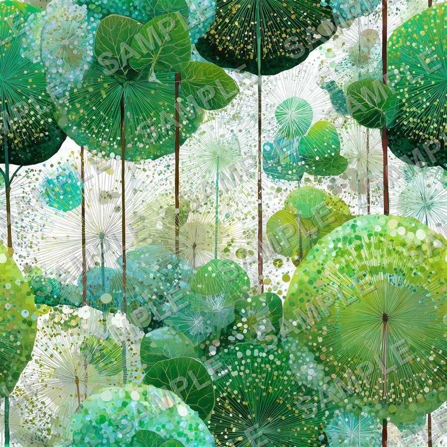 北欧ガーデン風花柄24種|NordicFloral Vol.2 ScandiGarden
