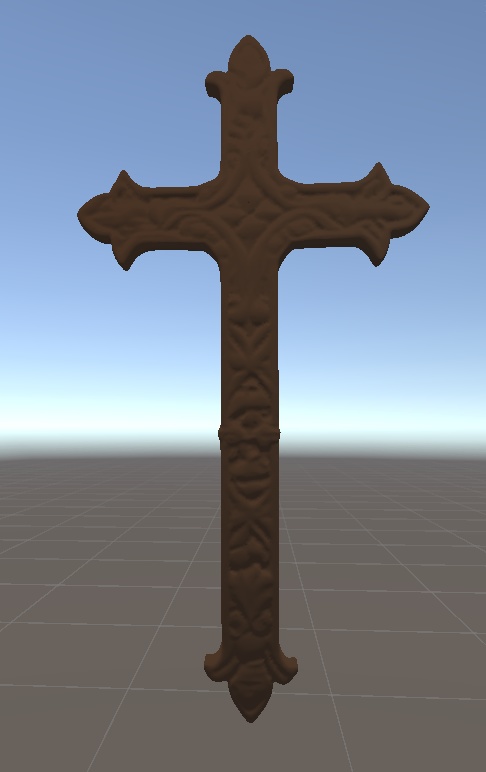 アンティーク調の古木十字架