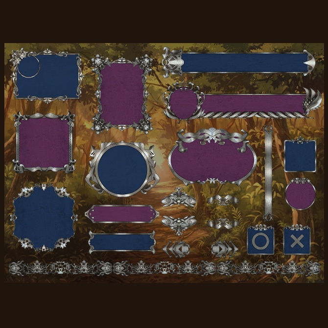 ファンタジーゲームUI vol1