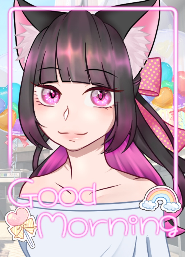 【無料素材有〼】おはようVTuber素材3【全10色】