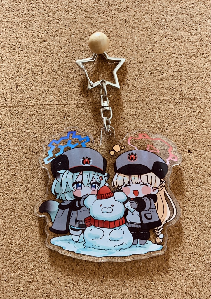 【在庫限り】ブルーアーカイブ　雪だるまデザイン　シグレ　ノドカ　アクリルグッズ