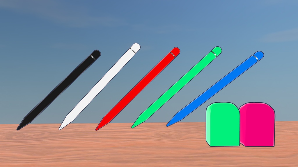 【期間限定無料】シンプルなQvPen差し替えモデル【~12/8まで】