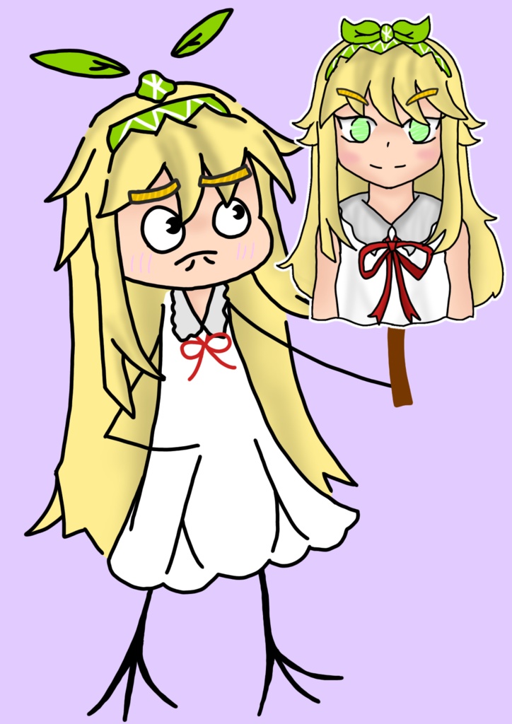 突如乱入する女子の立ち絵2024ばーじょん