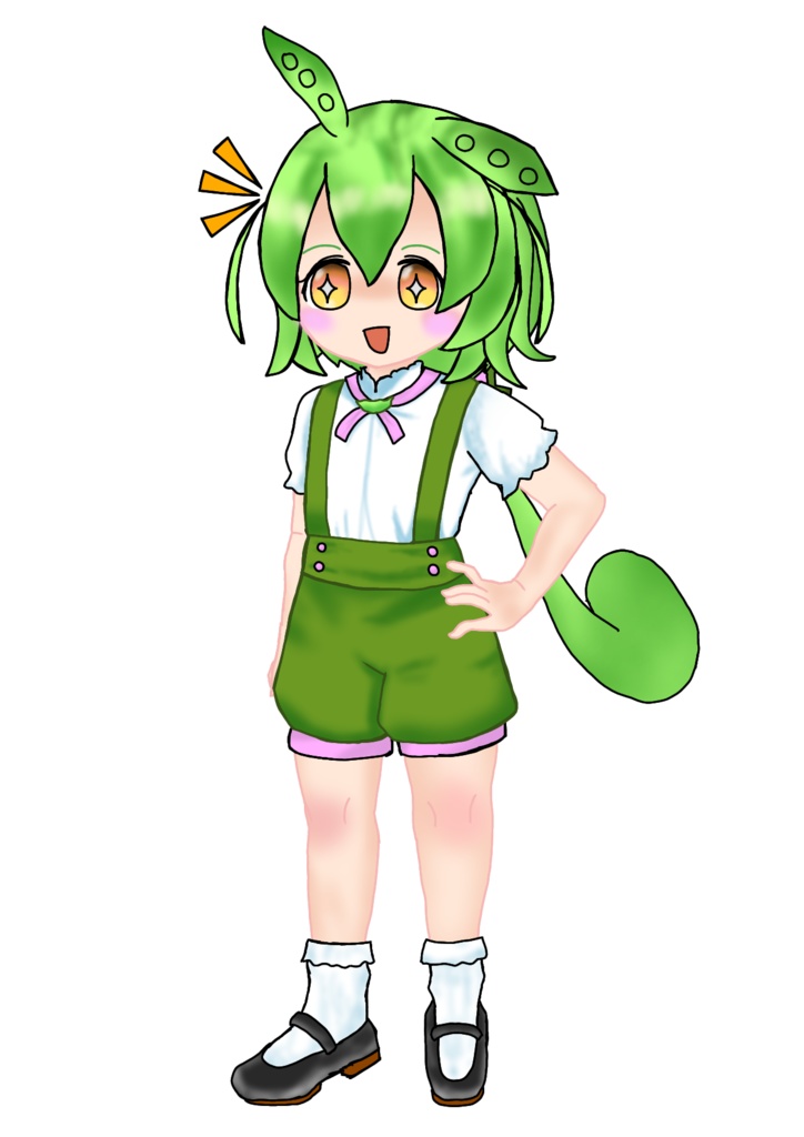 ネヨハ式_ずんだもんの立ち絵素材