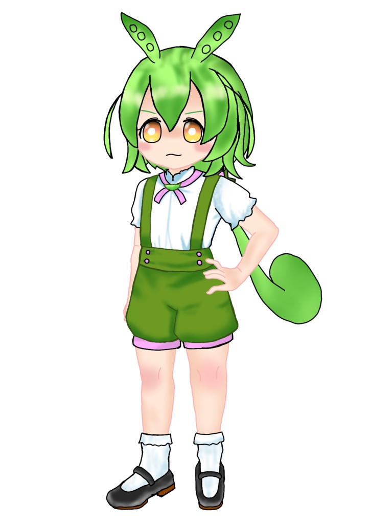 ネヨハ式_ずんだもんの立ち絵素材