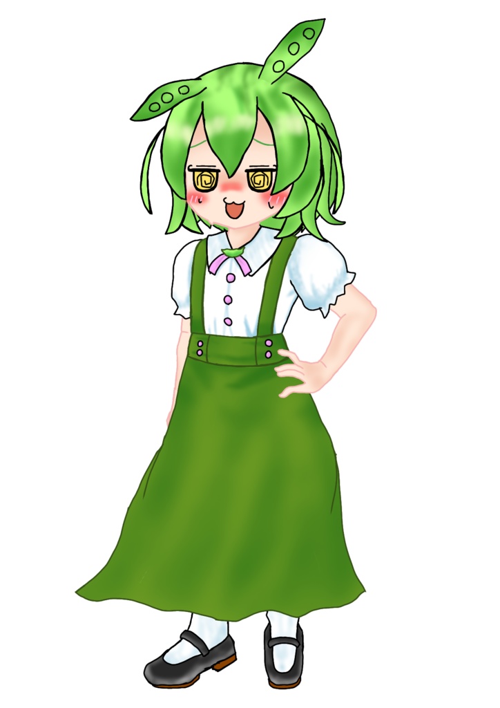 ネヨハ式_ずんだもんの立ち絵素材