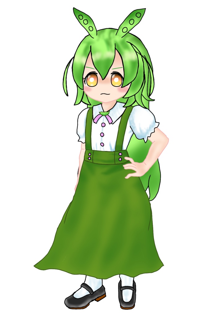 ネヨハ式_ずんだもんの立ち絵素材