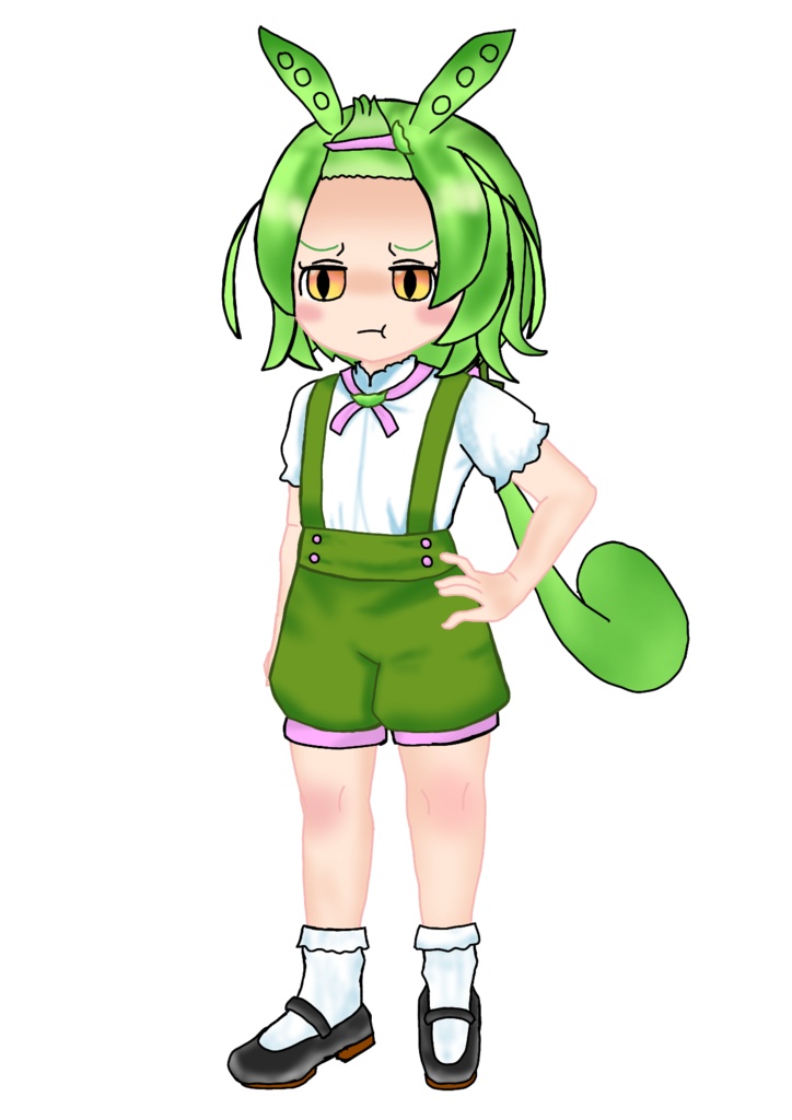 ネヨハ式_ずんだもんの立ち絵素材