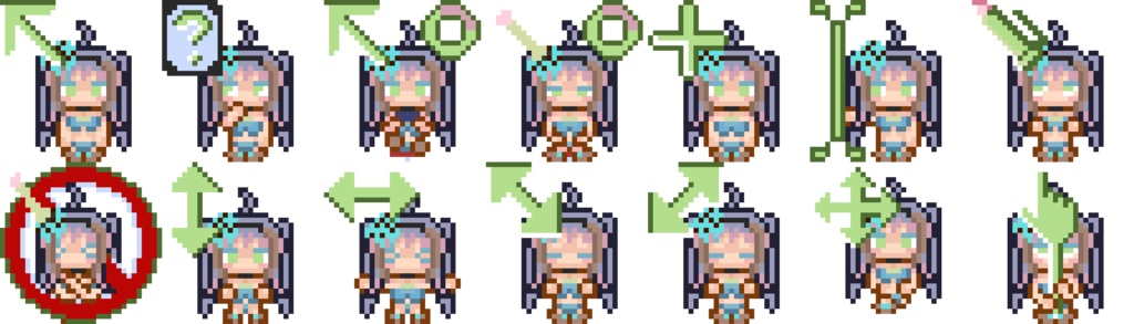 宇愛めるの動きがうるさいマウスカーソル