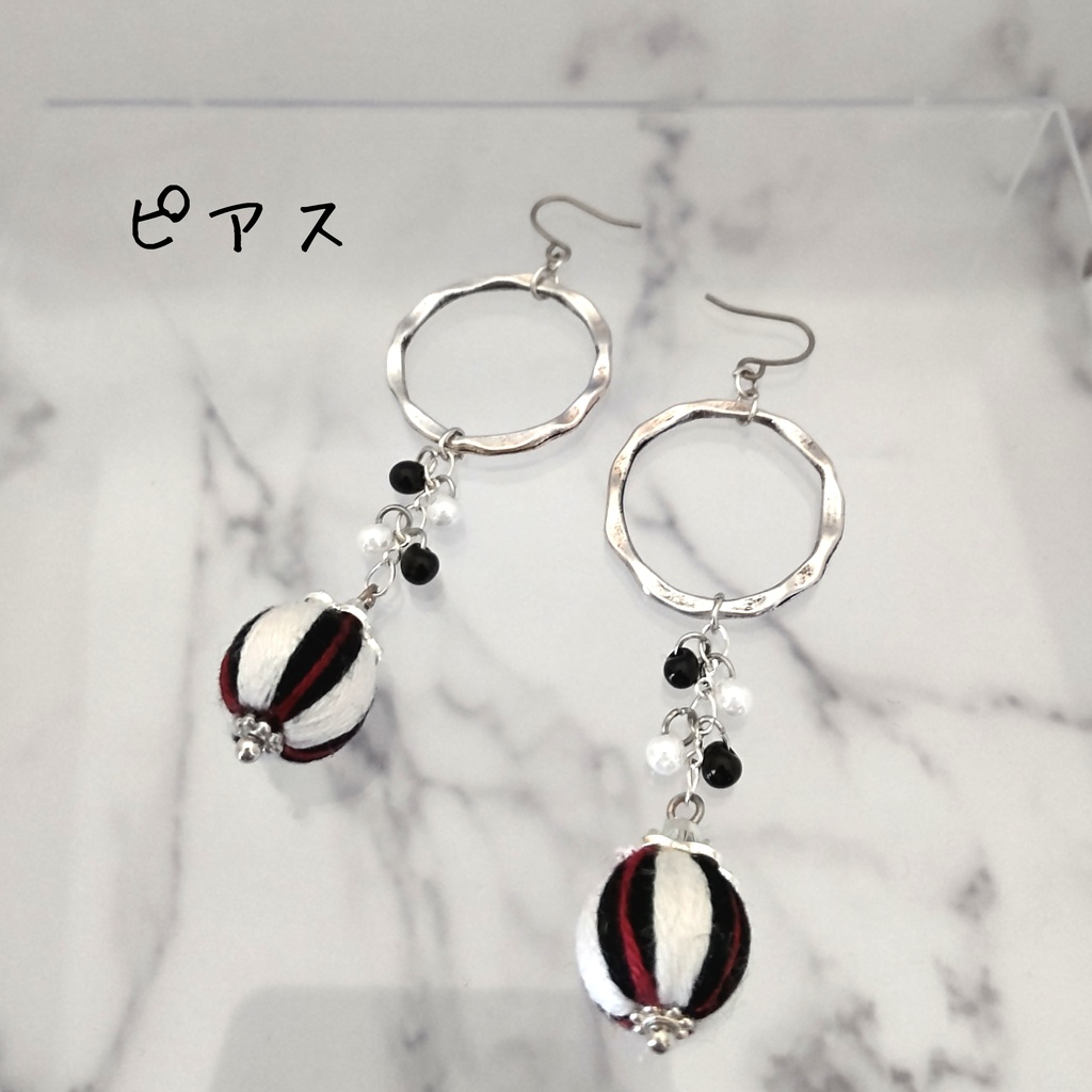 ツイステッドワンダーランド クルーウェル先生 巻き玉のピアス・イヤリング